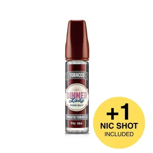 Dinner Lady Smooth Tobacco Shortfill E-Liquid 50ml