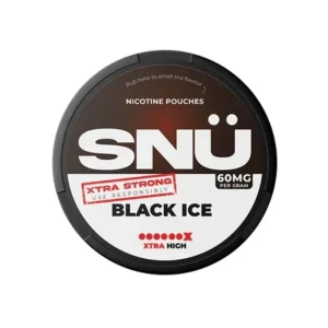 SNU Black Ice Xtra Strong Nicotine Pouches 60mg/g
