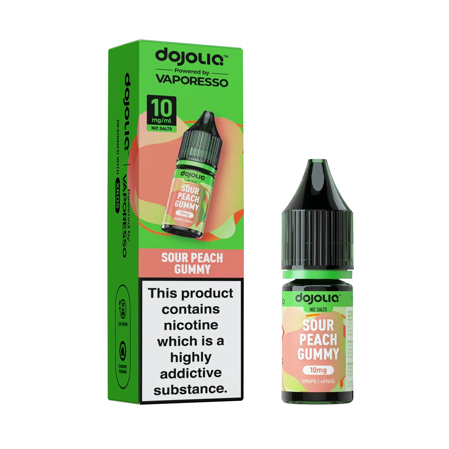 Vaporesso DojoLIQ Sour Peach Gummy 10ml Nic Salt