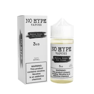 No Hype Vapors Butter Pecan Ice Cream 100ml E-Juice