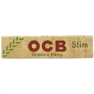 OCB Rolling Papers (Pack of 1)- Slim Organic Hemp