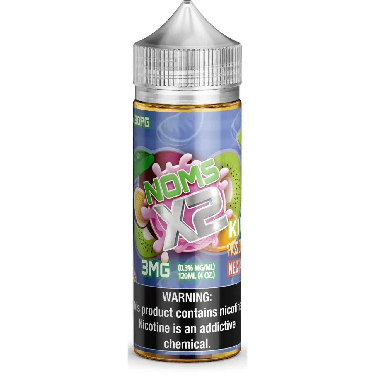 Noms X2 Kiwi Passionfruit Nectarine 120ml E-Juice