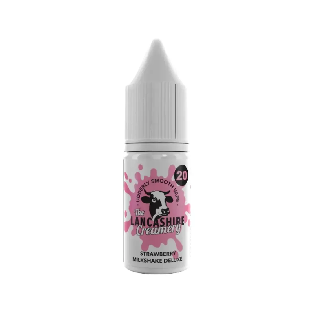 Lancashire Creamery Strawberry Milkshake Deluxe 10ml Nic Salt