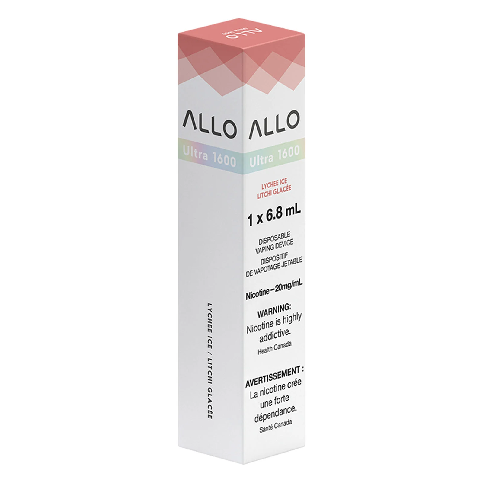Lychee Ice ALLO Ultra 1600 – Disposable Vape - Image 2