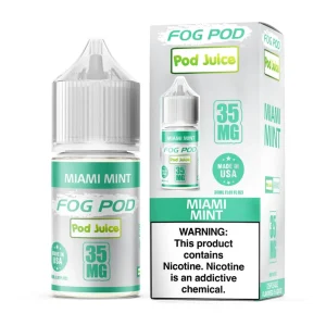 Fog Pod X Pod Juice Miami Mint Salt 30ml E-Juice