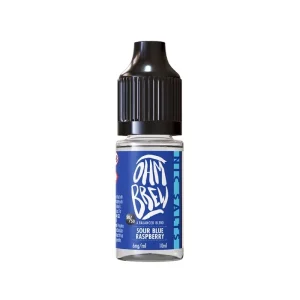 Ohm Brew Balanced Blends Sour Blue Raspberry 10ml Nic Salt E-liquid
