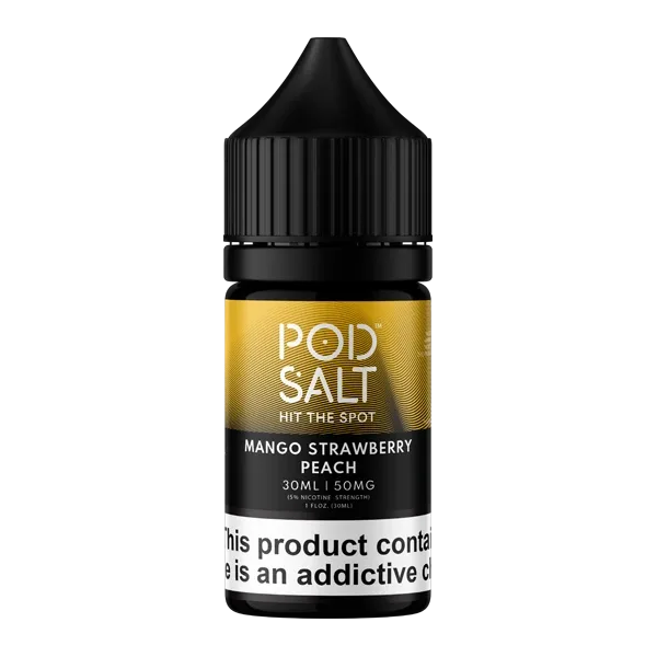 Mango Strawberry Peach Pod Salt Onyx Salts
