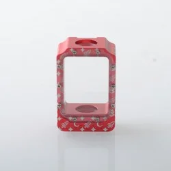 Rekavape Mission XV LE Rocket Style Boro Tank for SXK BB / Billet AIO Box Mod Kit - Red, Aluminum Alloy