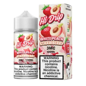 White Peach Strawberry by Hi-Drip 100ml - Ejuice Store