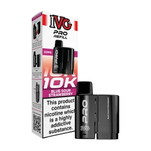 Blue Sour Strawberry IVG Pro 12 Refill Pack