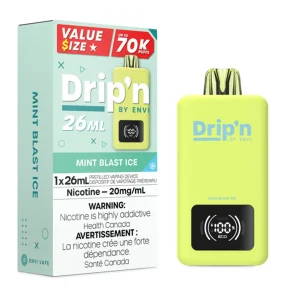 Mint Blast Ice Drip’n by Envi 26mL – Disposable Vape