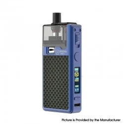 [Ships from Bonded Warehouse] Authentic LVE Orion II Pro Plus 50W Pod Mod Kit - Blue Textured Carbon, Limited Cartridge + RBA