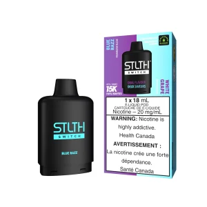 Blue Razz and White Grape STLTH Switch Pod