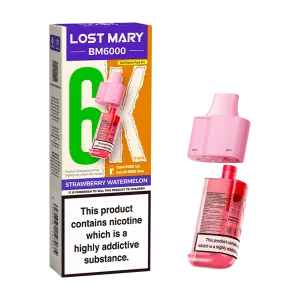 Strawberry Watermelon Lost Mary BM6000 Refill Pack