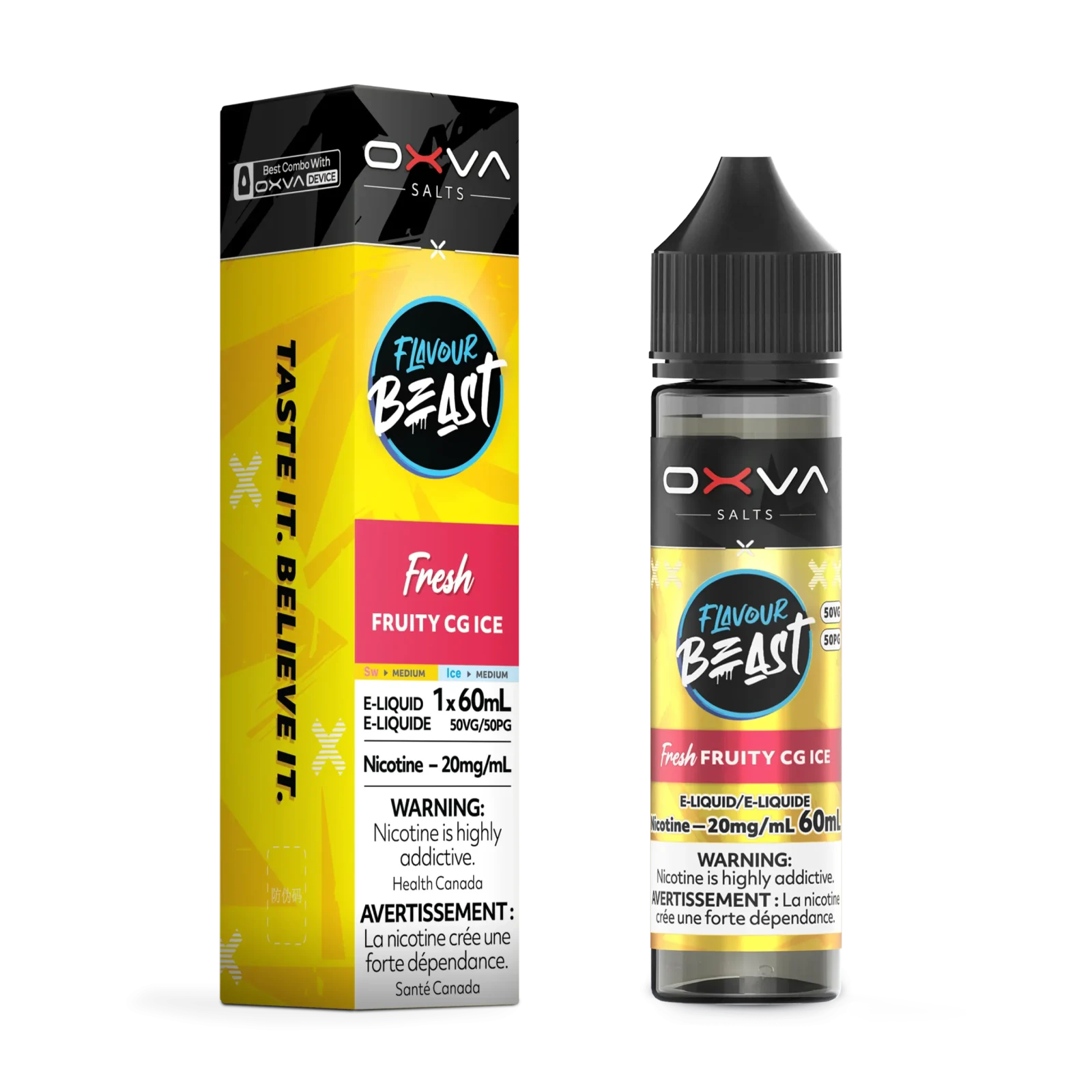 Fresh Fruity CG Ice – Flavour Beast x OXVA E-Liquid
