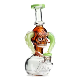 Lookah 10″ Mini Cool Excitement Skull Dab Rig
