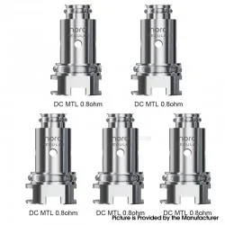 [Ships from Bonded Warehouse] Authentic SMOK Nord Coil for Nord 50W Kit, Nord Pro Kit, Stick N18 Kit - DC MTL 0.8ohm (5 PCS)