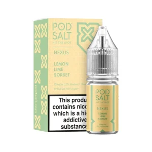 Pod Salt Nexus Lemon Lime Sorbet 10ml Nic Salt