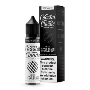 Coastal Clouds ICED Apple Peach Strawberry 60ml