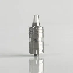 Rekavape BY-KA SE Nano Style Combi RTA Atomizer - Silver + Translucent, 316SS + PCTG, 3.5ml, Air Pins 1.2 / 1.4 / 1.7mm, 22mm