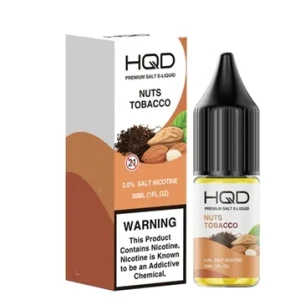 HQD Salt Nuts Tobacco 30mL E-Juice