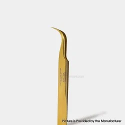 Authentic VETUS MCS-15 S Shape Tweezers - Gold