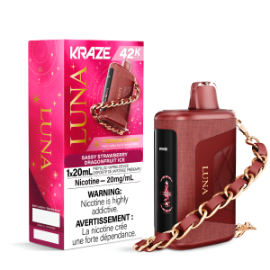 Sassy Strawberry Dragonfruit Ice Kraze Luna Disposable