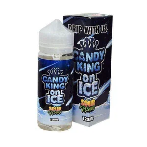 Candy King On Ice Sour Worms 100ml Shortfill