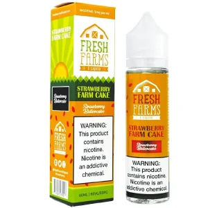 Fresh Farms Strawberry Farm Cake 50ml Shortfill (Out of Date)