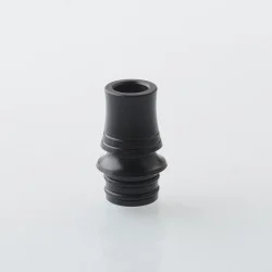 510 DL Drip Tip for RDA / RTA / RDTA Atomizer - Black, POM