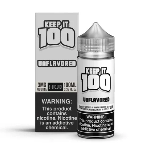 Keep it 100 Unflavored 100ml E-Juice - Image 2
