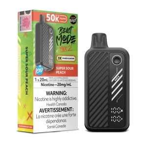 Super Sour Peach Beast Mode Max 2 – Disposable Vape