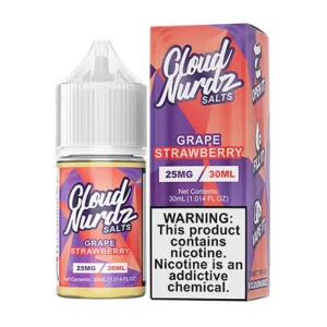 Cloud Nurdz Salts Grape Strawberry 30ml E-Juice