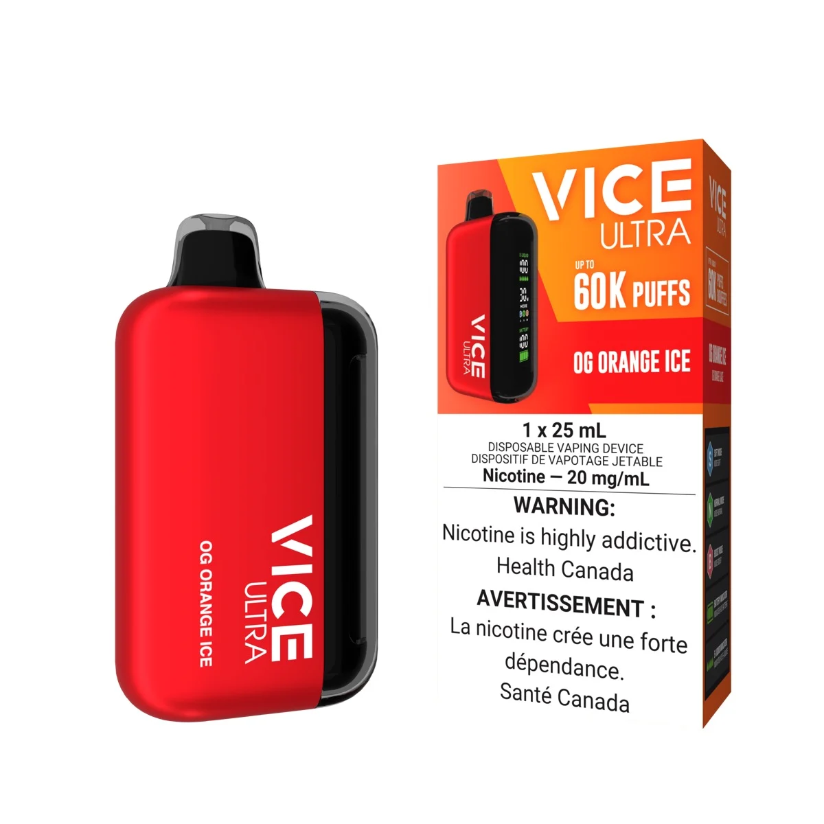 OG Orange Ice Vice Ultra – Disposable Vape