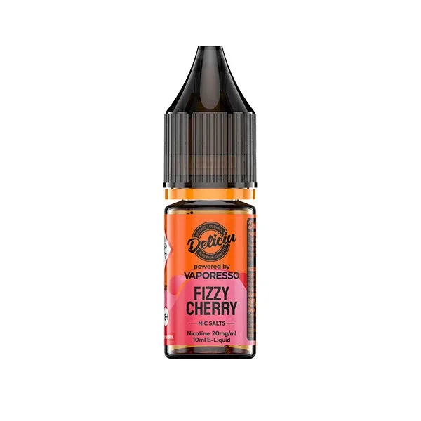 Deliciu V2 Fizzy Cherry 10ml Nic Salt - Image 2