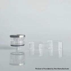 Rekavape Replacement Short Top Full Tank Tube Se for Kuma / Vico Style RTA - Translucent, Stainless Steel + PCTG + Glass