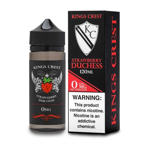 Strawberry Duchess E-Liquid 120ml by King's Crest E-Juice - Image 2