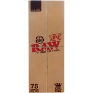 Raw King Size Cones -75COUNT Classic