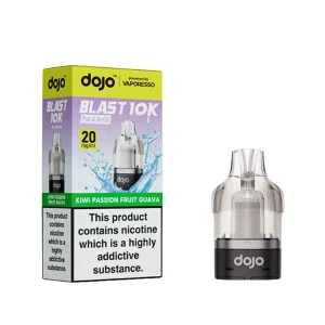 Vaporesso Dojo Blast 10K Kiwi Passion Fruit Guava Prefilled Pods