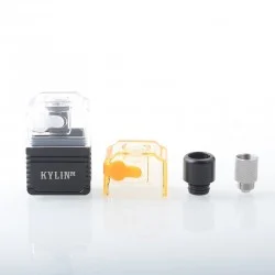 Authentic VandyVape Kylin M Boro Tank for Pulse AIO / Pulse AIO.5 / BB / Billet / Boro - Matt Black, 3ml
