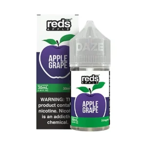 7 Daze Reds Salts Apple Grape Nic Salt Vape Juice 30ml