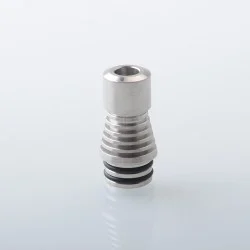 Authentic Rekavape Fev 22 510 Drip Tip for RDA / RTA / RDTA Tank Atomizer - Silver, Stainless Steel