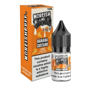 Moreish As Flawless Banana Custard 10ml Nic Salt
