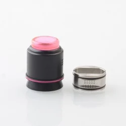 Authentic Thunder Cloud Bonza Pro RDA Rebuildable Dripping Atomizer - SS Black Pink LE, Single /Dual Coil, BF Pin, 25mm Diameter