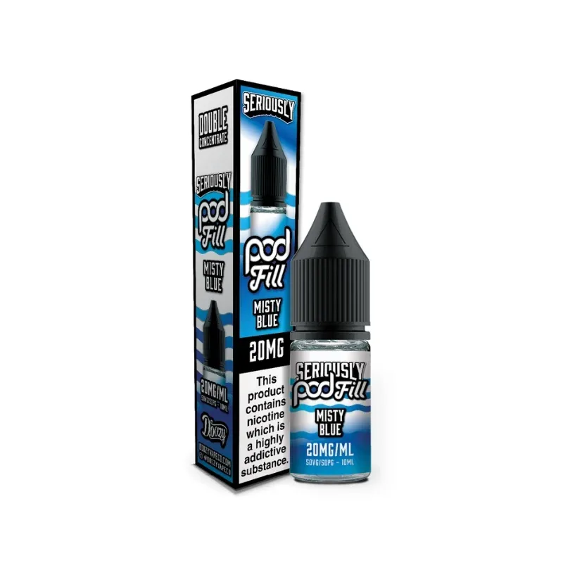 Doozy Seriously Pod Fill Misty Blue 10ml Nic Salt