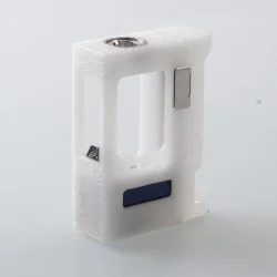Harpy Slim X Bunny Style DNA 60W Boro Box Mod - White, Delrin, VW 1~60W, 1 x 18650, Evolv DNA60 Chipset
