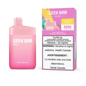 Juicy Peach Ice Geek Bar B5000 – Disposable Vape