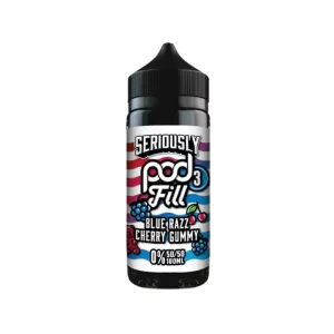 Doozy Seriously Pod Fill Blue Razz Cherry Gummy 100ml Shortfill