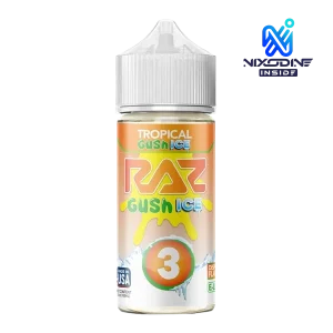 Tropical Gush Ice RAZ X POD JUICE Nixodine 100ml GUSH ICE