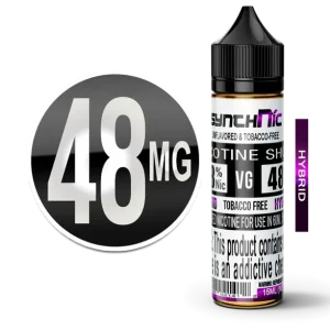 SynthNic NicShot Nicotine Additive 15ml-ATC-Hybrid HitSalt - 48mg (for 60ml bottles only)
